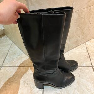 Franco Sarto Black Heeled Boots